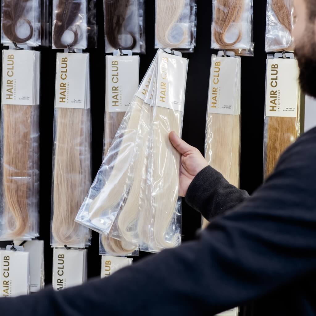 Hair Extensions Display