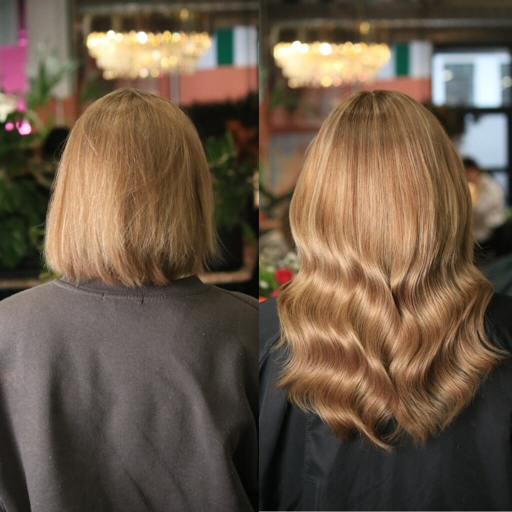 hair-extensions-before-after-94 lengthening hair extensions before and after
