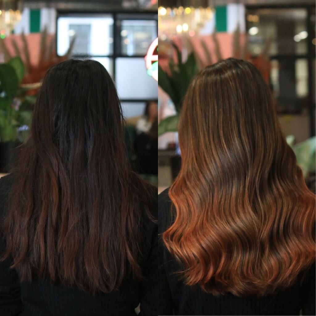 hair-colour-before-after-29 red lowlights hair colour before and after