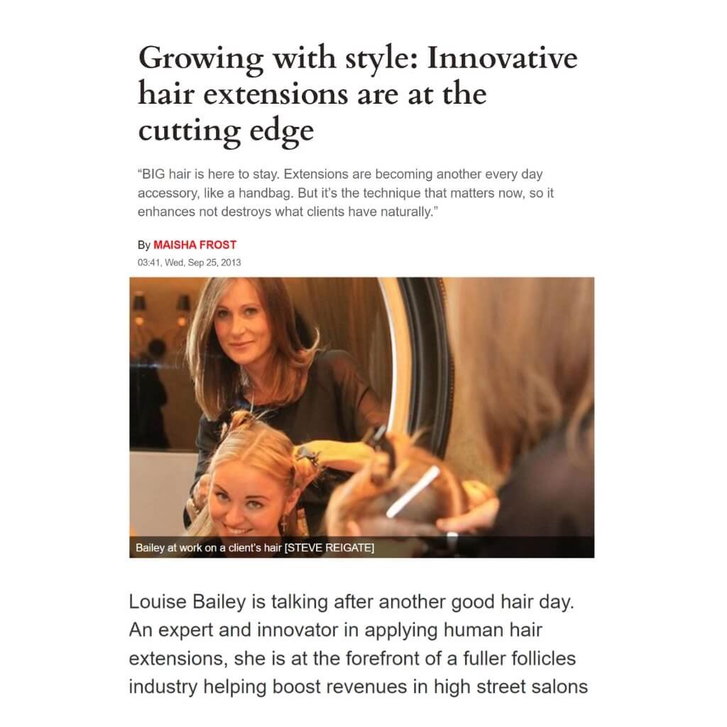 Daily Express Innovative hair extensions are at the cutting edge