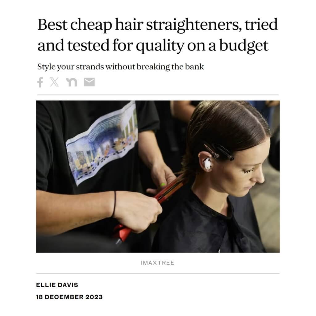 Evening Standard best cheap hair straighteners