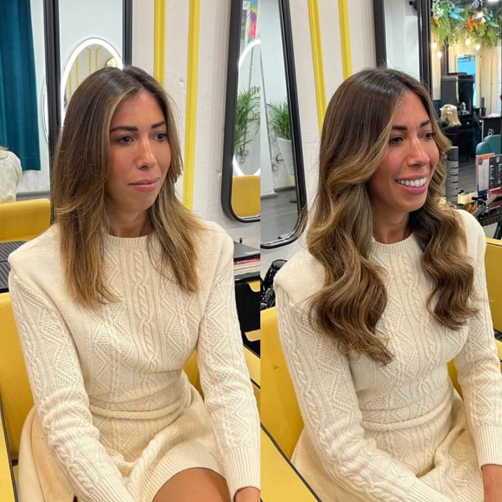 Hair extensions before and after 120 wavy hair extensions before and after